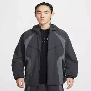 NIKE 나이키 테크 드라이 핏 우븐 풀집 컬러 블록 윈드러너 재킷 M 앤트러사