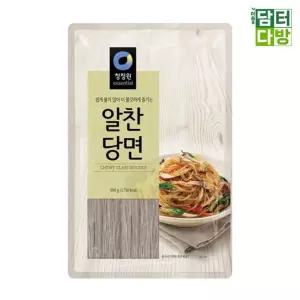 청정원 알찬당면 500g X 2개잡채재료 간편조리 전분면 고구마면 만들기 잡채면 업소용 사리 사리면 알찬