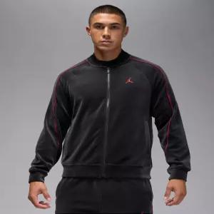 NIKE 나이키 조던 브루클린 벨루어 트랙 재킷 M 블랙 짐 레드 HV1870-010