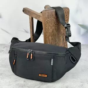 SN_66132 남자 힙색 크로스백허리 크로스쌕 웨이스트 스포츠 레저용가방 색백 보조 자전거 등산