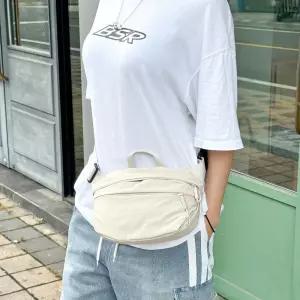 BR_9611 캐주얼 데일리 힙색허리 크로스쌕 힙색 레저용가방 슬링백 슬링 색백