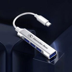 차량용 USB 허브 다중 케이블 멀티포트 C타입 어댑터 충전 충전기 데이터