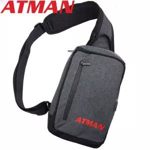 ATMAN 아트만 USB 포트 충전 슬링백 백팩 외줄 가방소지품백 여행용백 크로스백 한백 외백 한줄 캐쥬얼 바