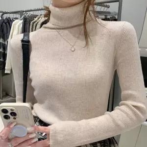 여성 골지 목티 터틀넥 폴라 이너 기본 무지 니트 여자 반라 셔츠 겨울셔츠 롱티 가을