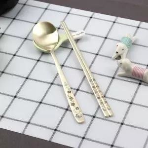 DMK 스테인리스 리치 컬러 티타늄 수저 1P OPP포장 리치 컬러 (W163EE1)