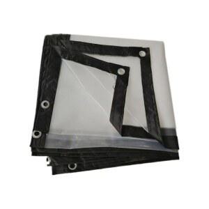 투명 야외 12S 펀칭 창문 베젤 커튼 차단 단열 시트 천막 PVC 텐트 도톰한 두꺼운 우레탄비닐 필름 방풍 방한 방수 가림막