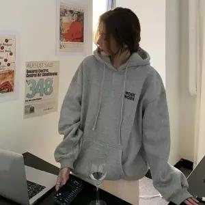 후드티셔츠 여자 워크 빅 레터링 기모 오버핏 후드 티셔츠