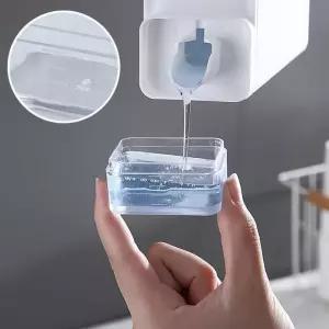 세탁세제 소분용기 1000ML 리필 가능한 통대용량세제통 사각 플라스틱공병 액체통 리필통 다용도 액상형 바