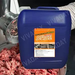 오일크린20L 기름때싹 주방청소 카페 오븐크리너