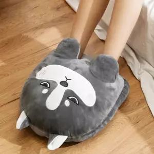 허스키 USB 온열 발난로 풋워머쿠션