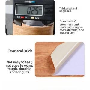 40cm PVC 방수 자가접착 벽지 롤 가구 캐비닛 비닐 장식 필름 나뭇결 스티커 Diy 홈