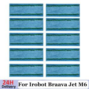 iRobot Braava Jet M6 시리즈 로봇용 분리형  패드 재사용 가능 교체 액세서리 업그레이드 습식