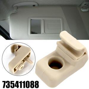1pcss 선 바이저 홀더 마운트 735411088 Fiat Grande Punto 등 자동차 인테리어 캡 클립 후크 고정