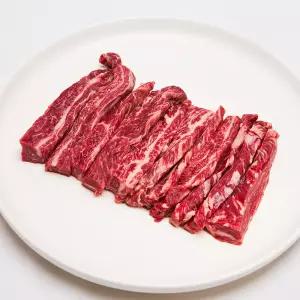 한우이츠 한우 소갈비살 진 갈비살 꽃갈비살 양념 본 늑간살 100g