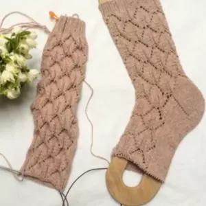 원목 양말 블로커 2개입 손뜨개 몰드뜨기도구 용품 질부자재 DIY틀 건조대 아크릴 질선물 공예 핸드메이드