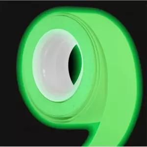 메가디자인 형광색 야광 축광 테이프 150MM 자전거야광스티커