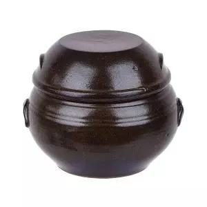 국산 전통 옹기 장독 양념 반찬 미니 항아리 2호 소금항아리 미니 항아리 (WFH046H)