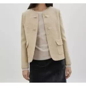 백화점 CC콜렉트 라운드넥 버클 장식 자켓 C261MSF104