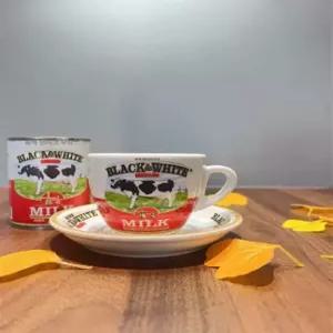 홍콩밀크티컵 감성 머그컵 홍콩 차찬탱 밀크티컵 티컵 받침 대량 구매 할인 복서 스타일 컵과