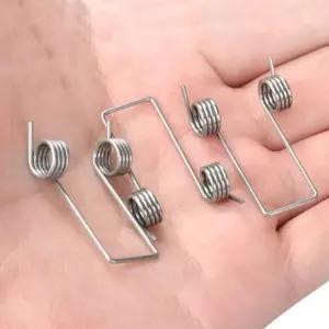 조절 가능한 압축 쓰레기통 수동 스프링 이중 액세서리 1MM 플립탑 비틀림 1 10pcs