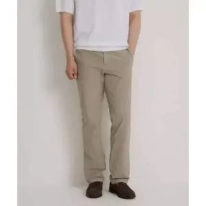 빈폴 BEANPOLE MEN 여름 가먼트다잉 스탠다드핏 팬츠 카키 BC6521C20H 427576