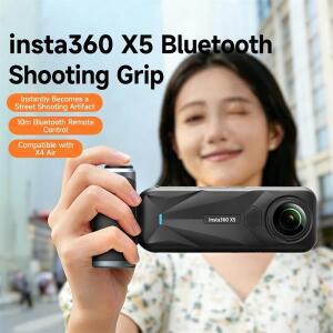 GA-08SE 스트리트 포토그래피 그립 인스타360 X5/X4 에어 블루투스 리모트 셔터 컨트롤 액션 카메라 핸드