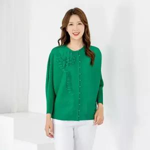 엄마옷 모슬린 엄마옷 플리츠 라운드 볼레로 자켓 605HJK208 중년여성/50대/60대/70대/빅사이즈/할머니옷/