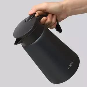 간편한 원터치 주전자 테이블팟 스텐 물통 1000ml 예쁜물통