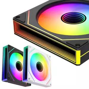 Prism 7 Pro 팬 120mm 단일 팩 ARGB 팬 인피니티 미러 데이지 체인 디자인