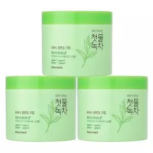 [하프클럽/과일나라]과일나라 첫물녹차 프레시 클렌징크림 300ml 3개