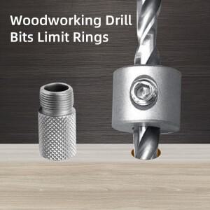 목공 드릴 비트 제한 링 4-10mm Doweling Jig 드릴 슬리브 드릴링 부싱 라운드 Dowel 깊이 드릴 스톱 칼라