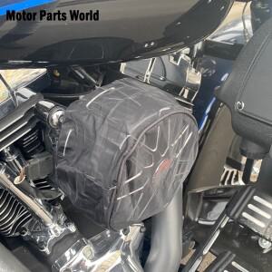 오토바이 에어 필터 블랙 레인 양말 보호 커버 Harley Sportster XL Dyna Softail Touring Road Street Gli
