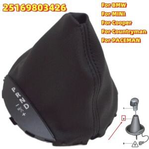 자동차 기어 변속 레버 부트 25169803426 BMW용 MINI용 쿠퍼용 컨트리맨 R60 2009-2016용 페이스맨 R61 201