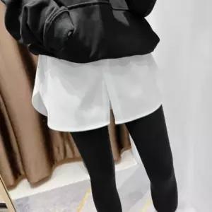 스커트 페이크 단추 레이어드 미니 패션 힙커버 (WD8C267)