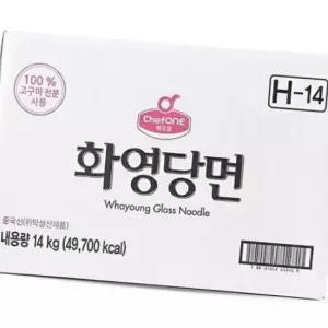 쉐프원 화영 당면 14kg 대용량 업소용 잡채 식자재