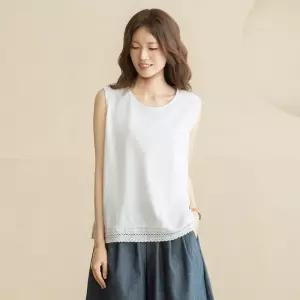 [마담4060]엄마옷 마담4060 [내추럴포엠] 콤레이스 여성 데일리 민소매 -RSL2606001-