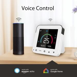 Tuya WiFi 에어컨 온도 조절기 USB 전원 IR LCD 터치 스크린 적외선 컨트롤러 Google 홈 Alexa