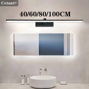 LED 벽 램프 40/80/100cm 현대식 거울 장식 조명 욕실 화장실 주방 실내 조명기구용 긴 스트립 조명