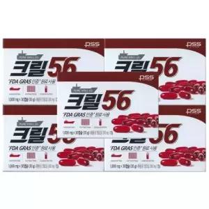 크릴56 크릴오일 1000mg x 30캡슐 5개 / 써클
