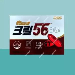 펄세스 크릴56 1박스 30캡슐 크릴오일 체지방 관리 건강기능식품 영양제