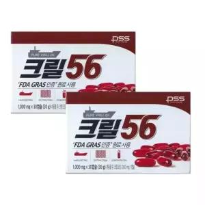 크릴56 크릴오일 1000mg x 30캡슐 2개 / 써클