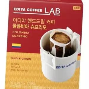 이디야 핸드드립 커피 콜롬비아슈프리모 8gx7T