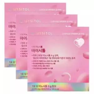 마이시톨 나의 이노시톨 60포 x 3통3개월분 여성 임신 준비 엽산 비타민B군
