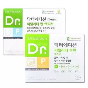 [셀러허브]닥터에디션 퍼틸리티 맨+우먼 액티브 30포 (각 1개월분) (S25397640)