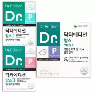 [셀러허브]닥터에디션 맘스 1+2 +오메가3 (S25397992)