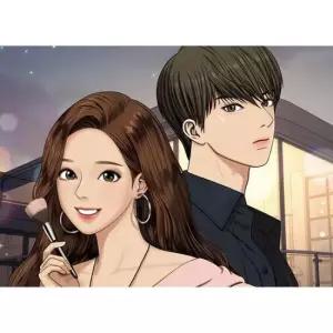 비즈십자수 여신강림 주경과 수호 (패브릭) 보석십자수 38x52