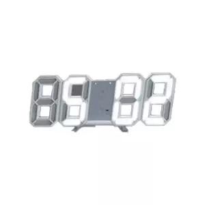 탁상시계 벽시계 무소음 235MM 알람 온도 3D LED시계 탁상시계