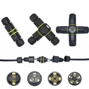 YXY IP68 박스 조명 정션 배선 M20 나사 방수 케이블 와이어 커넥터 전기 터미널 YPM20 2T2C A
