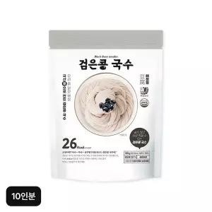 [해초미인] 검은콩 국수 세트 10인분 (검은콩면X10+비빔소스X5+메밀소바 소스X5)..[35953532]
