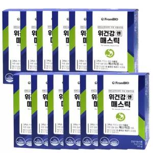 위 건강엔 매스틱 검 분말 가루 프롬바이오 1일 섭취량 100프로 메스틱 15포 x 12개 6개월